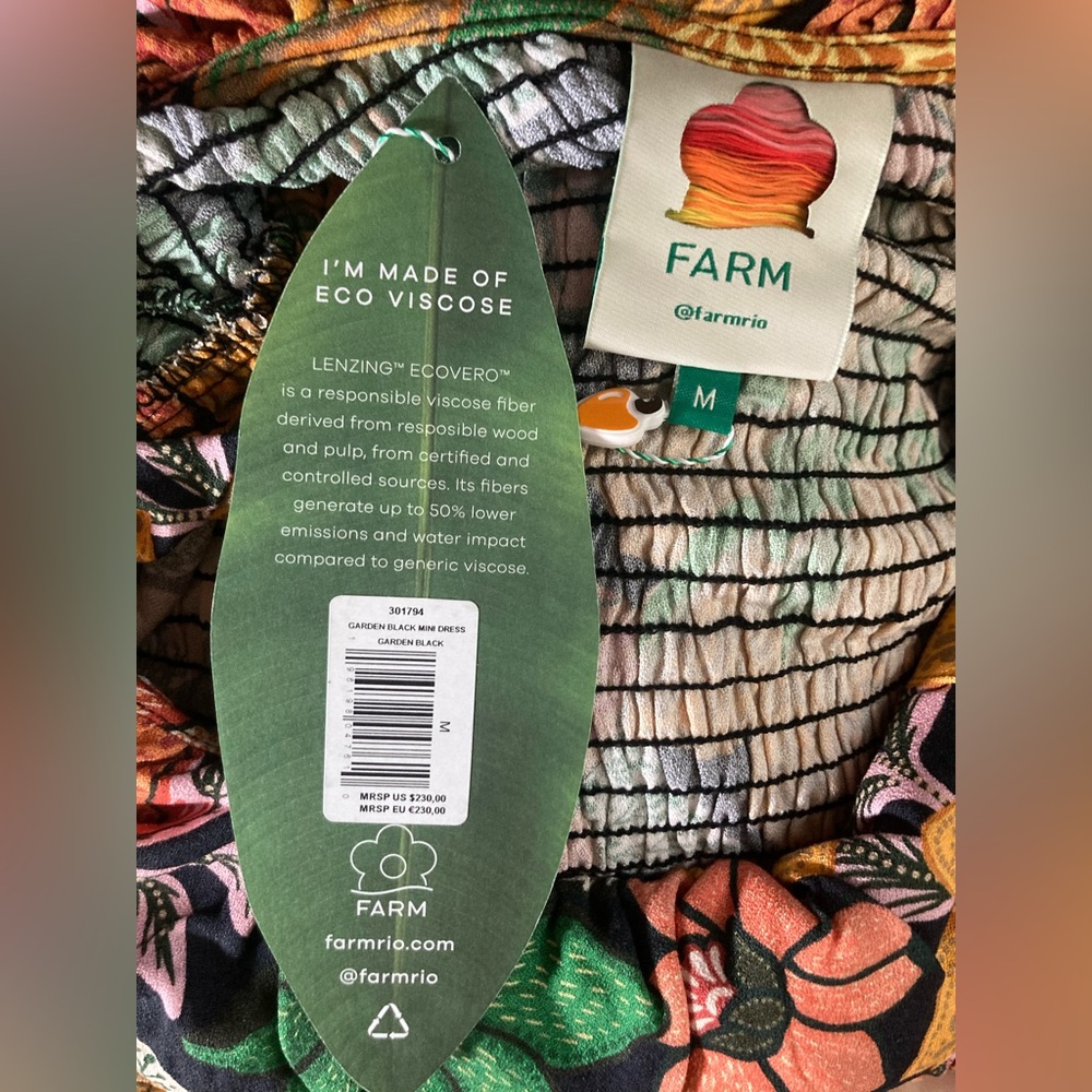 NWT Gorgeous Farm Rio minidress size medium - Picture 11 of 13